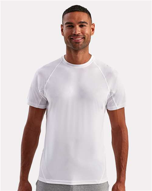 Unisex Panelled Tech T-Shirt - White