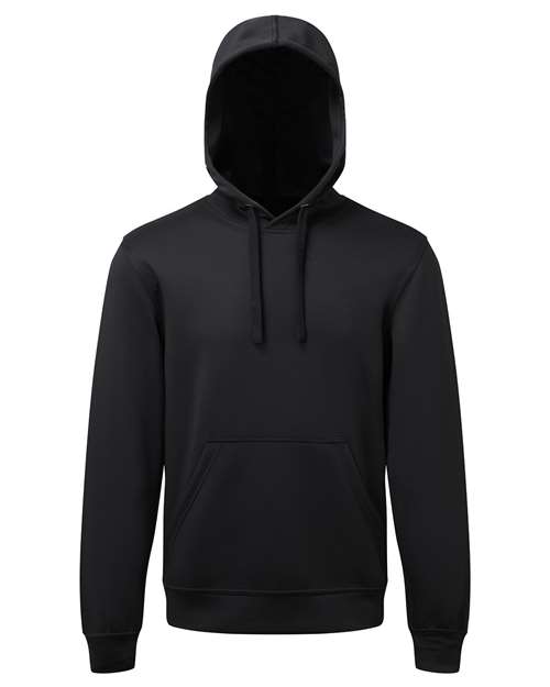 Unisex Spun Dyed Hooded Sweatshirt - Black