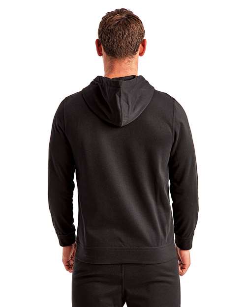 Unisex Spun Dyed Hooded Sweatshirt - Black