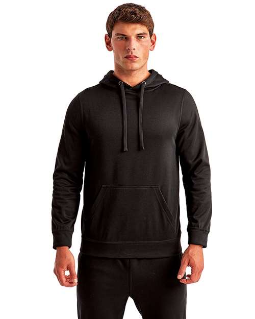 Unisex Spun Dyed Hooded Sweatshirt - Black