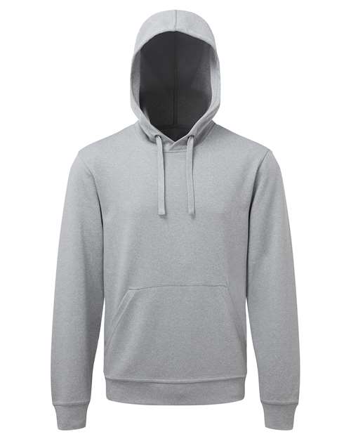 Unisex Spun Dyed Hooded Sweatshirt - Grey Melange