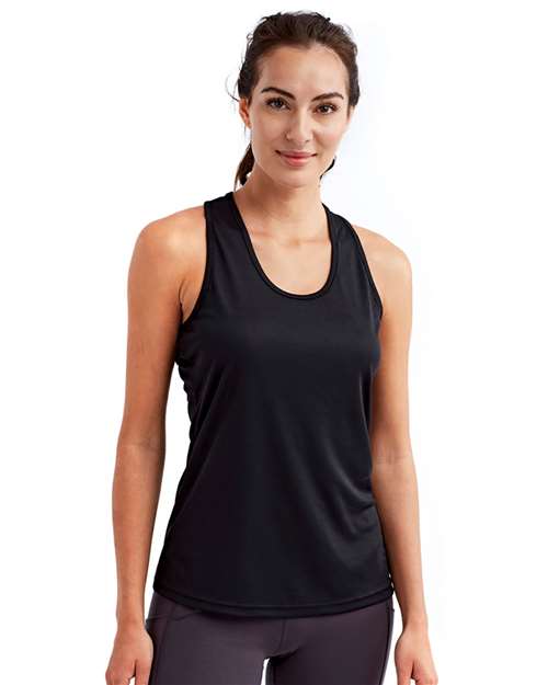Women's Knot Back Venus Tank - Black