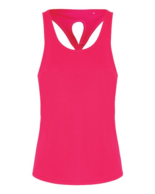 Women's Knot Back Venus Tank - Hot Pink