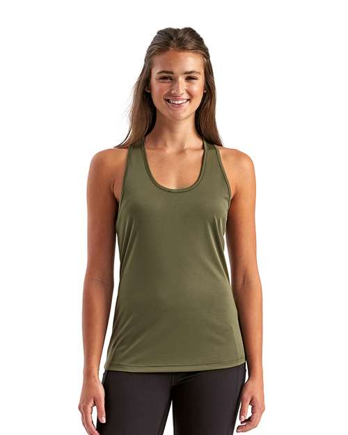 Women's Knot Back Venus Tank - Olive