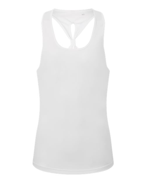 Women's Knot Back Venus Tank - White