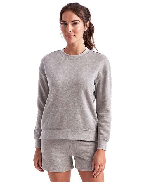 Women's Billie Side-Zip Crewneck Sweatshirt - Heather Grey