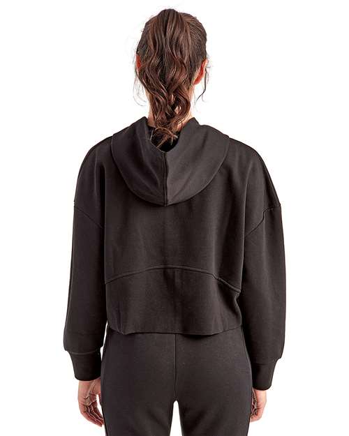 Women's Alice Half-Zip Hooded Sweatshirt - Black