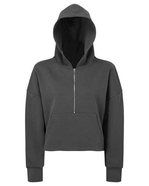 Women's Alice Half-Zip Hooded Sweatshirt - Charcoal