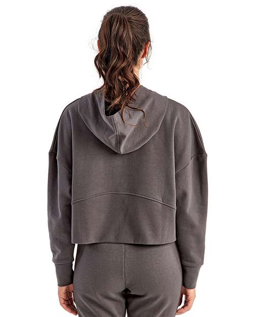 Women's Alice Half-Zip Hooded Sweatshirt - Charcoal