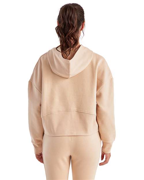 Women's Alice Half-Zip Hooded Sweatshirt - Nude