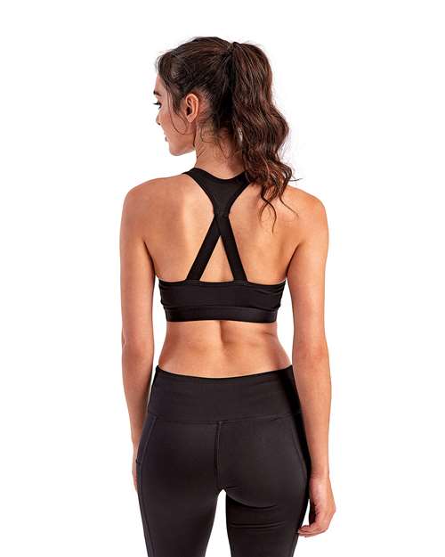 Women's Medium Impact Sports Bra - Black