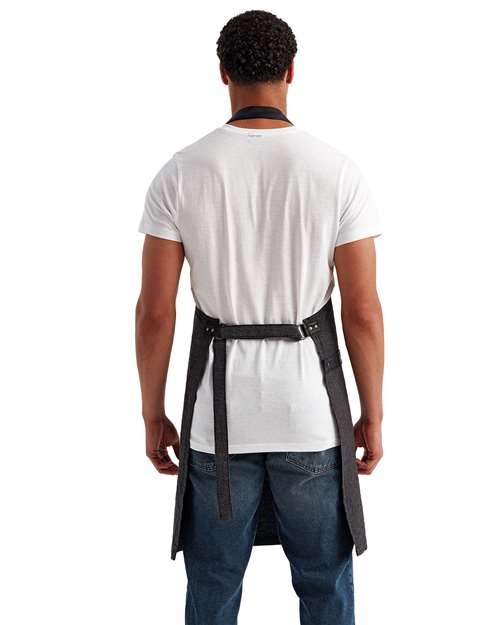 Annex Oxford Bib Apron - Black