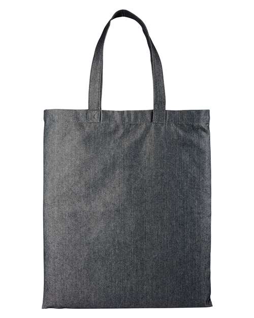 Denim Tote Bag - Black Denim