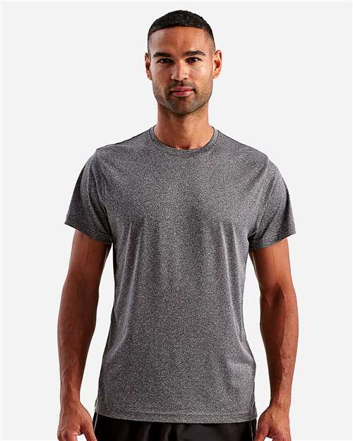 Unisex Recycled Performance T-Shirt - Black Melange