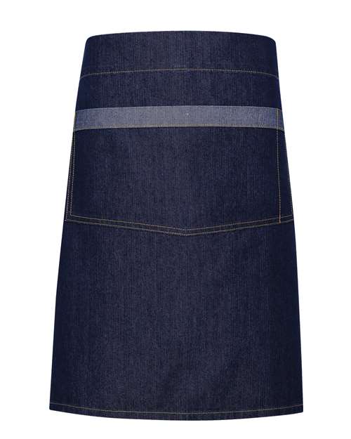 Domain Contrast Denim Waist Apron - Indigo Denim