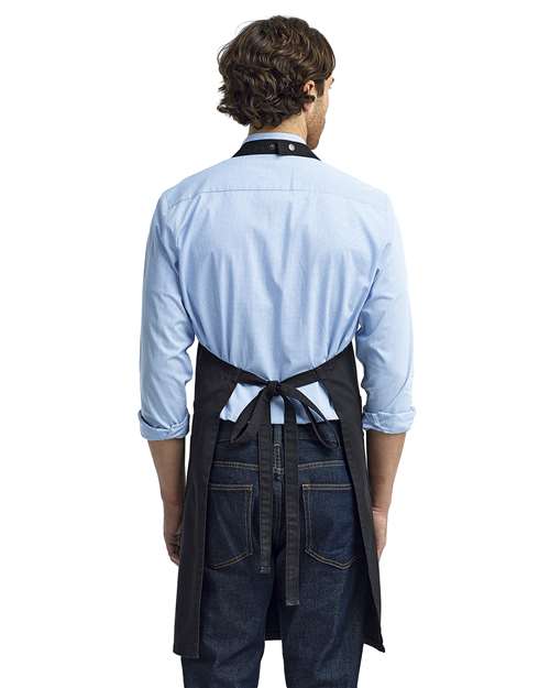 Chino Bib Apron - Black