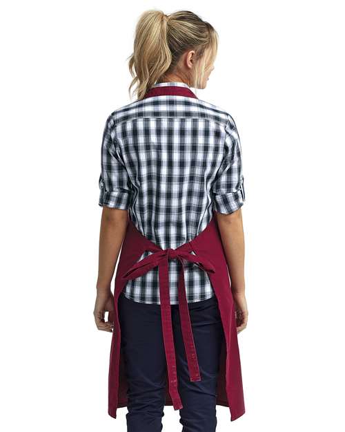 Calibre Heavy Cotton Canvas Pocket Apron - Burgundy