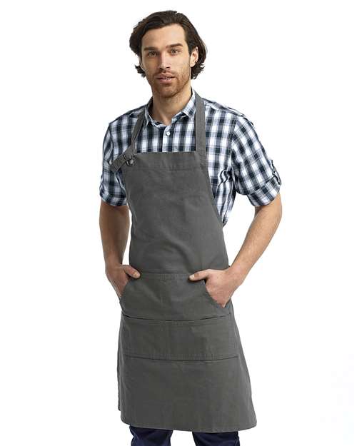 Calibre Heavy Cotton Canvas Pocket Apron - Dark Grey