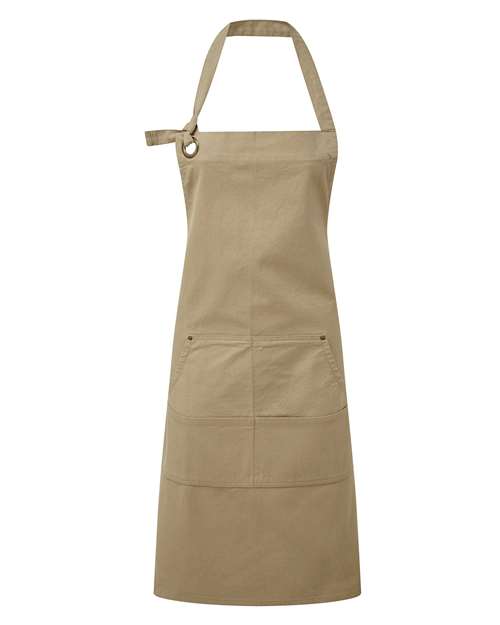 Calibre Heavy Cotton Canvas Pocket Apron - Khaki