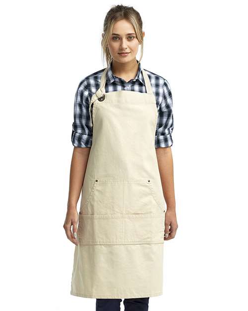Calibre Heavy Cotton Canvas Pocket Apron - Natural