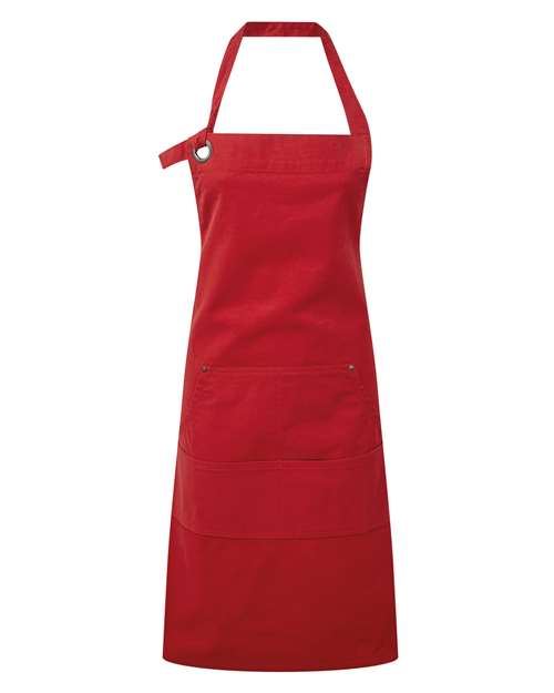 Calibre Heavy Cotton Canvas Pocket Apron - Red