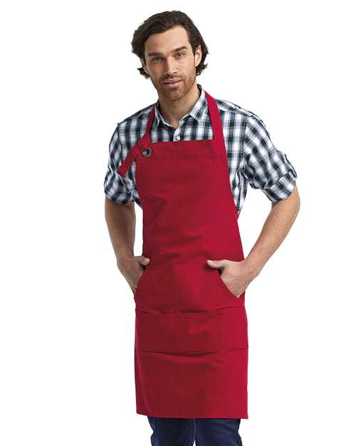 Calibre Heavy Cotton Canvas Pocket Apron - Red