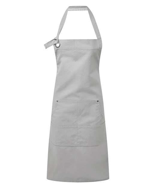 Calibre Heavy Cotton Canvas Pocket Apron - Silver