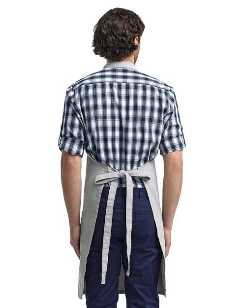 Calibre Heavy Cotton Canvas Pocket Apron - Silver