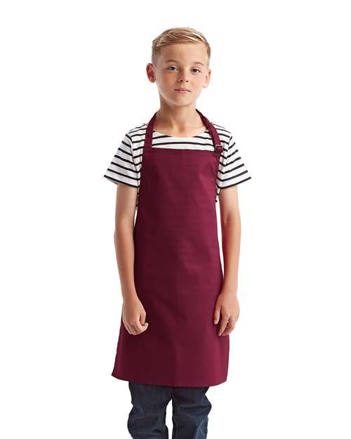 Youth Recycled Apron - Burgundy