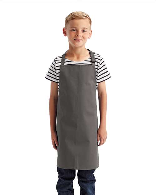 Youth Recycled Apron - Dark Grey
