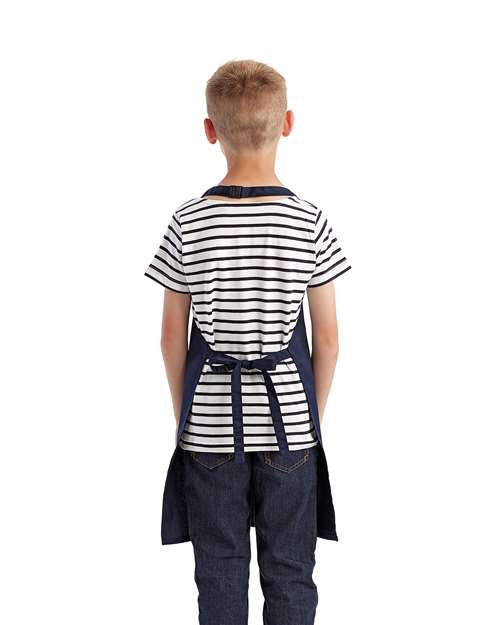 Youth Recycled Apron - Navy