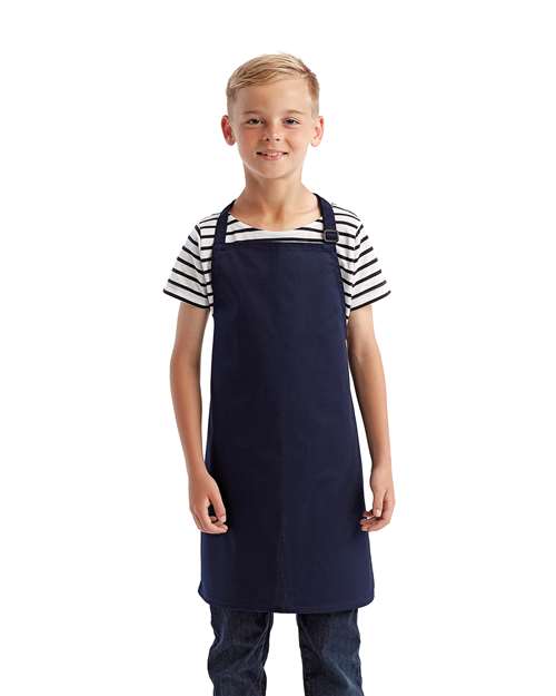 Youth Recycled Apron - Navy