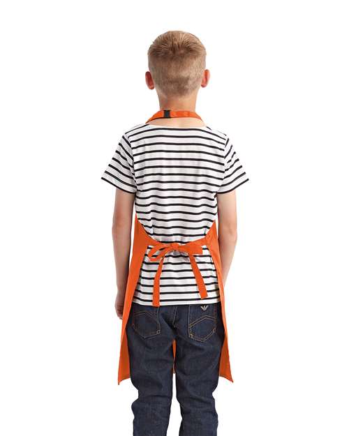 Youth Recycled Apron - Orange