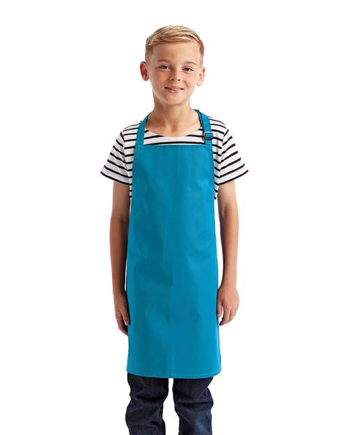Youth Recycled Apron - Turquoise