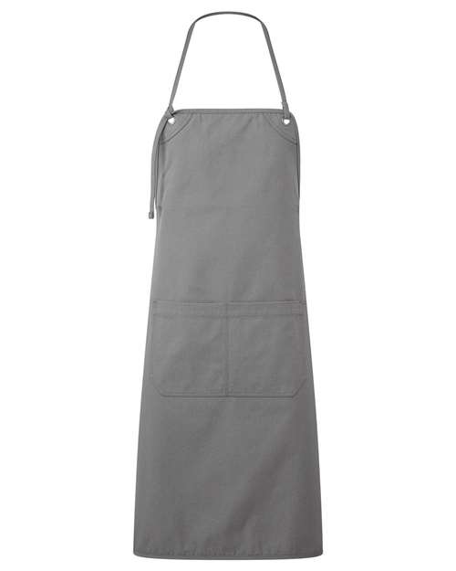 Artisan's Choice Double Pocket Canvas Apron - Dark Grey