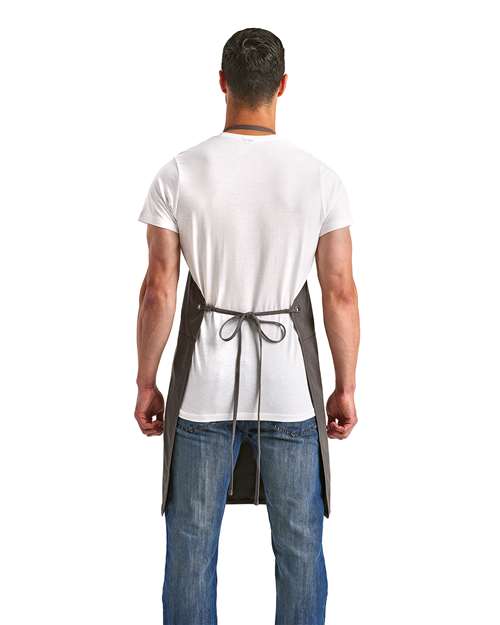 Artisan's Choice Double Pocket Canvas Apron - Dark Grey