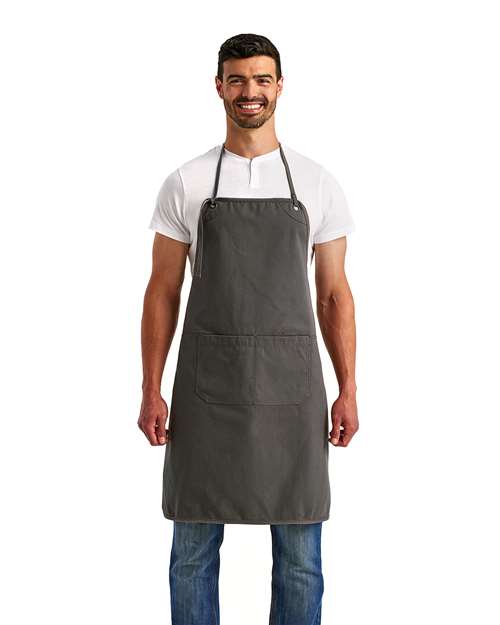 Artisan's Choice Double Pocket Canvas Apron - Dark Grey
