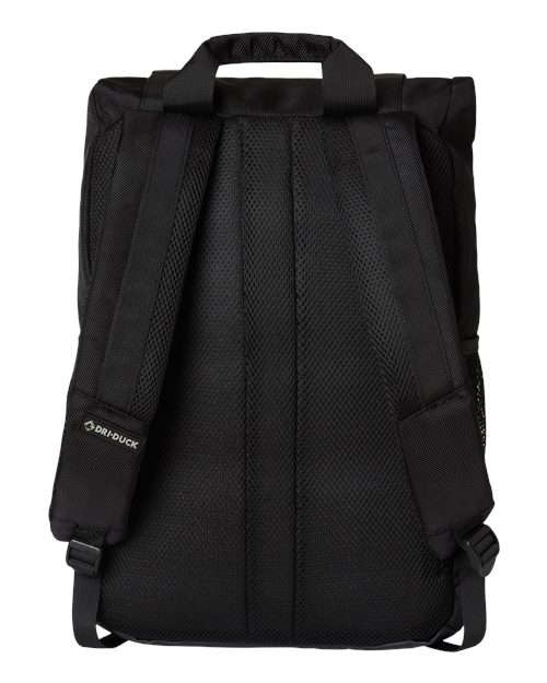 Roll Top Backpack - Black