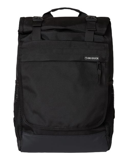 Roll Top Backpack - Black