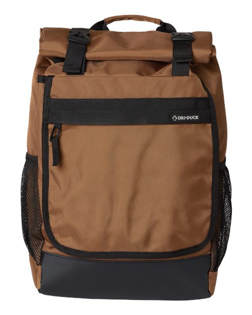 Roll Top Backpack - Saddle