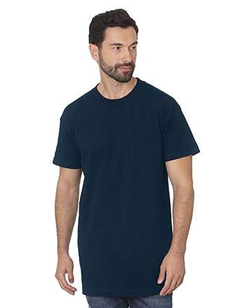 Men's Tall USA Made Pocket T-Shirt - Navy