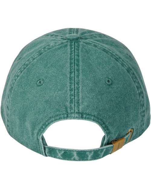 Classic Pigment Distressed Dad Hat - Forest Green