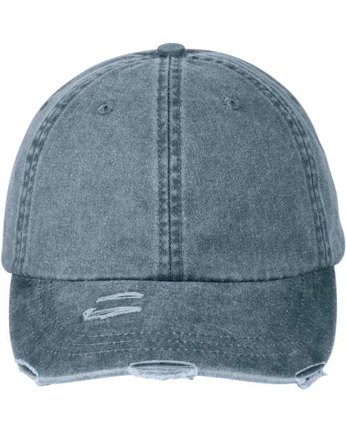 Classic Pigment Distressed Dad Hat - Navy