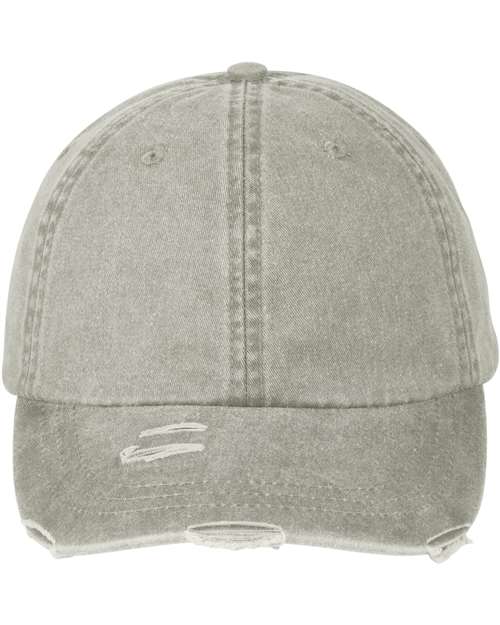 Classic Pigment Distressed Dad Hat - Stone