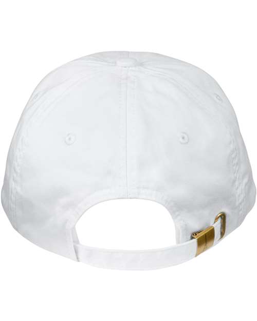 Classic Pigment Distressed Dad Hat - White