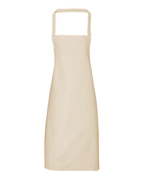 Organic Cotton Bib Apron - Natural