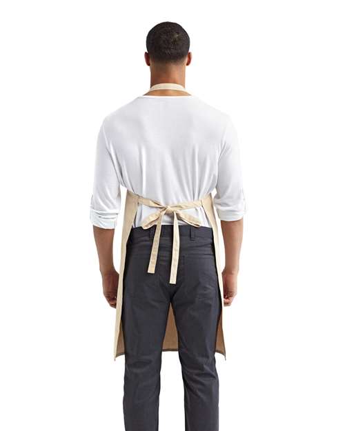 Organic Cotton Bib Apron - Natural