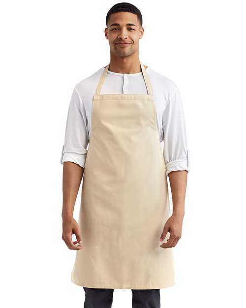 Organic Cotton Bib Apron - Natural