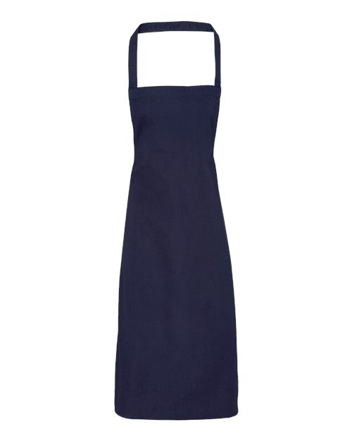 Organic Cotton Bib Apron - Navy