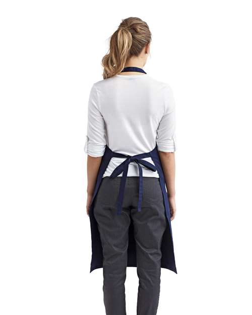 Organic Cotton Bib Apron - Navy